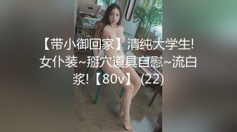 【带小御回家】清纯大学生! 女仆装~掰穴道具自慰~流白浆!【80v】 (22)