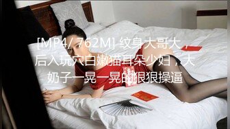 [MP4/ 762M] 纹身大哥大，后入玩穴白嫩猫耳朵少妇，大奶子一晃一晃的狠狠操逼