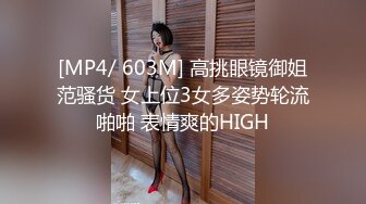 [MP4/ 603M] 高挑眼镜御姐范骚货 女上位3女多姿势轮流啪啪 表情爽的HIGH